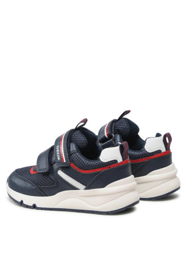Geox Сникърси J Rooner Boy J35H0B01454C0735 M Navy/Red - Mera.bg