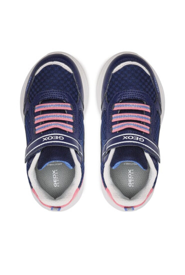 Geox Сникърси J Sprintye Girl J26FWA0BC14C4290 S Navy/Coral - Mera.bg