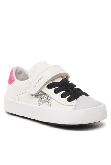 Geox Сникърси Jr Kilwi Girl J35D5B000BCC0563 M White/Fuchsia - Mera.bg