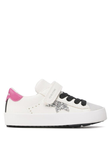 Geox Сникърси Jr Kilwi Girl J35D5B000BCC0563 M White/Fuchsia - Mera.bg