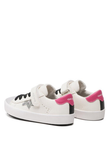 Geox Сникърси Jr Kilwi Girl J35D5B000BCC0563 M White/Fuchsia - Mera.bg