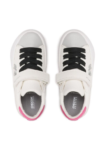 Geox Сникърси Jr Kilwi Girl J35D5B000BCC0563 M White/Fuchsia - Mera.bg