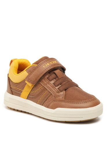 Geox Сникърси J Arzach Boy J164AA0MEFUC6N2G M Cognac/Dk Yellow - Mera.bg