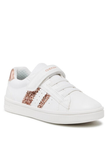 Geox Сникърси J Djrock Girl J354ME054ASC1ZH8 S White/Rose Gold - Mera.bg