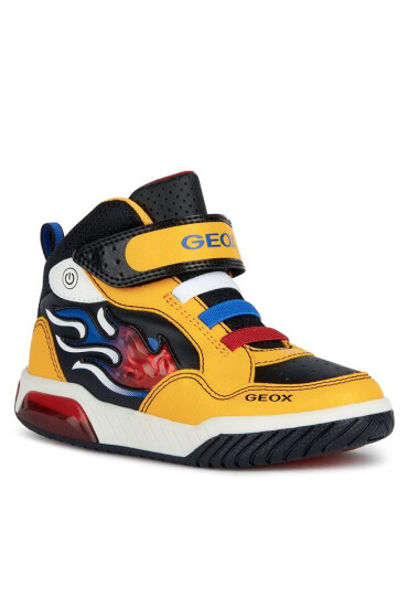 Geox Сникърси J Inek Boy J369CE 0BU11 C0066 M Yellow/Red - Mera.bg