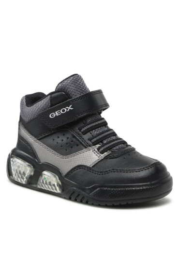 Geox Сникърси J Illuminus Boy J36GVB 05411 C0005 M Black/Dk Grey - Mera.bg