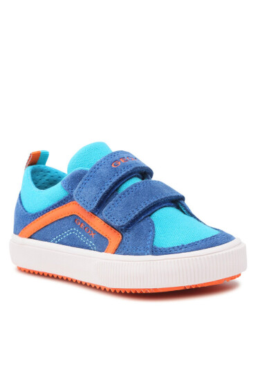 Geox Сникърси J Alonisso B. A J252CA 02210 C0685 M Royal/Orange - Mera.bg