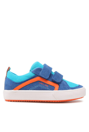 Geox Сникърси J Alonisso B. A J252CA 02210 C0685 M Royal/Orange - Mera.bg