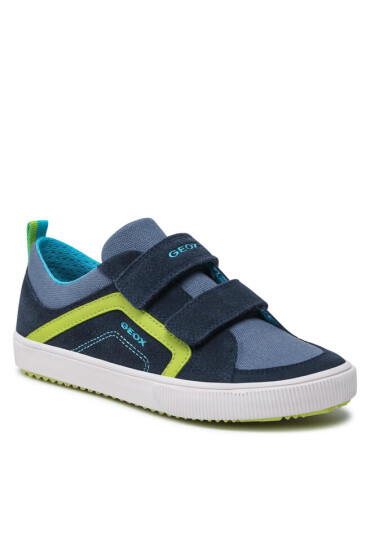 Geox Сникърси J Alonisso B. A J252CA 02210 C0749 S Navy/Lime - Mera.bg