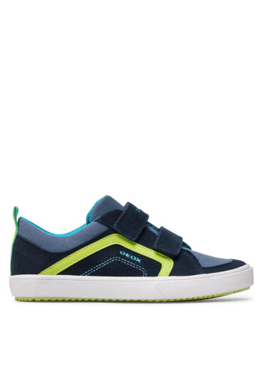 Geox Сникърси J Alonisso B. A J252CA 02210 C0749 S Navy/Lime - Mera.bg