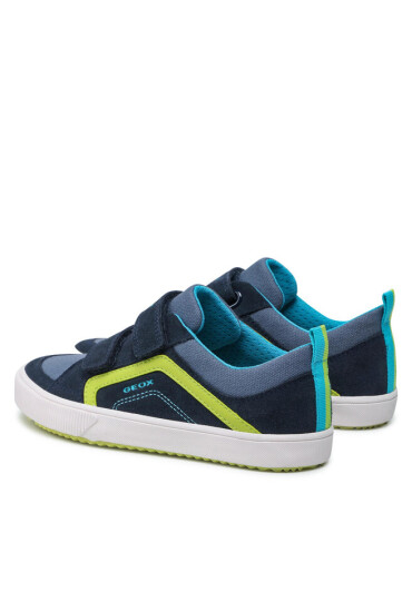 Geox Сникърси J Alonisso B. A J252CA 02210 C0749 S Navy/Lime - Mera.bg