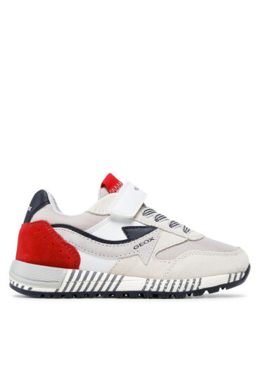 Geox Сникърси J Alben B. A J259EA 022FU C0050 M White/Red - Mera.bg