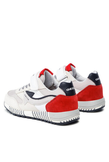 Geox Сникърси J Alben B. A J259EA 022FU C0050 M White/Red - Mera.bg