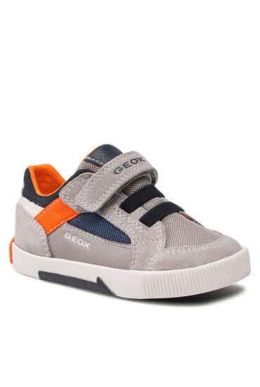 Geox Сникърси B Kilwi B. A B25A7A 01422 C1208 M Lt Grey/Orange - Mera.bg