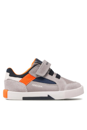 Geox Сникърси B Kilwi B. A B25A7A 01422 C1208 M Lt Grey/Orange - Mera.bg