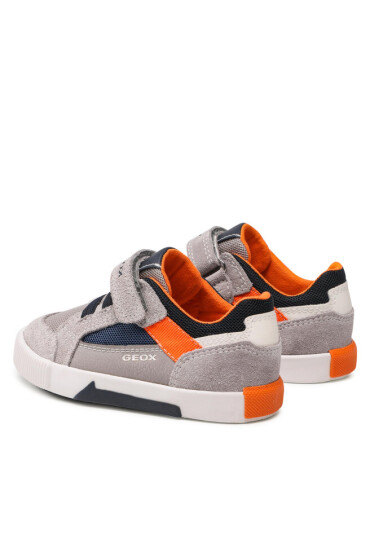 Geox Сникърси B Kilwi B. A B25A7A 01422 C1208 M Lt Grey/Orange - Mera.bg