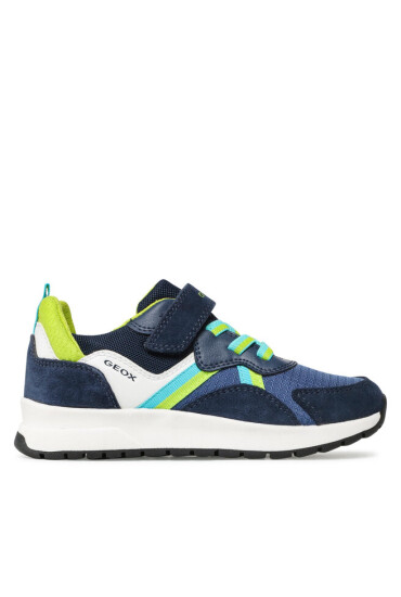 Geox Сникърси J Briezee B. A J25GMA 01122 C0749 S Navy/Lime - Mera.bg