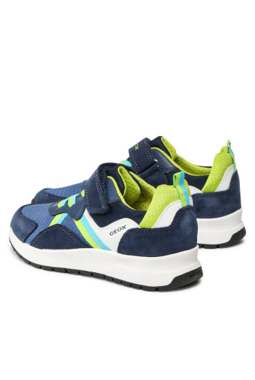 Geox Сникърси J Briezee B. A J25GMA 01122 C0749 S Navy/Lime - Mera.bg