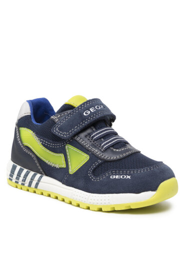 Geox Сникърси B Alben B. A B253CA 02214 C4502 S Navy/Fluo Yellow - Mera.bg