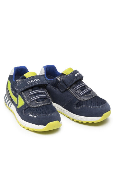 Geox Сникърси B Alben B. A B253CA 02214 C4502 S Navy/Fluo Yellow - Mera.bg