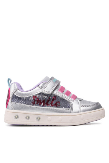Geox Сникърси J Skylin G. F J258WF 0AJAY C0162 M Silver/Fuchsia - Mera.bg