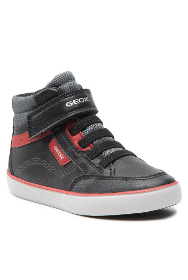 Geox Сникърси J Gisli B. B J165CB 0MEFU C0048 M Black/Red - Mera.bg