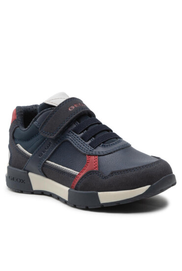 Geox Сникърси J Alfier B. A J046NA 0BUAF C0735 S Navy/Red - Mera.bg
