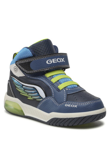 Geox Сникърси J Inek B. D J929CD 05411 C0749 S Navy/Lime - Mera.bg