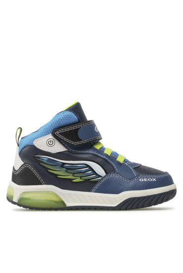 Geox Сникърси J Inek B. D J929CD 05411 C0749 S Navy/Lime - Mera.bg