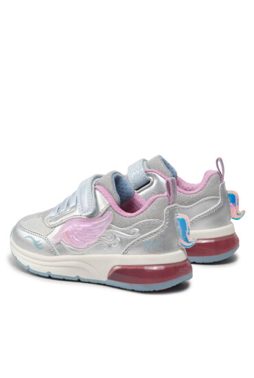 Geox Сникърси J Spaceclub G B J268VB 0BLAJ C0566 M Silver/Pink - Mera.bg