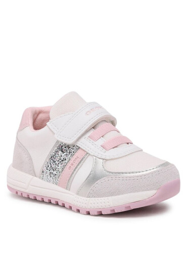 Geox Сникърси B Alben Girl B353ZA02214C1Z8W S White/Lt Rose - Mera.bg
