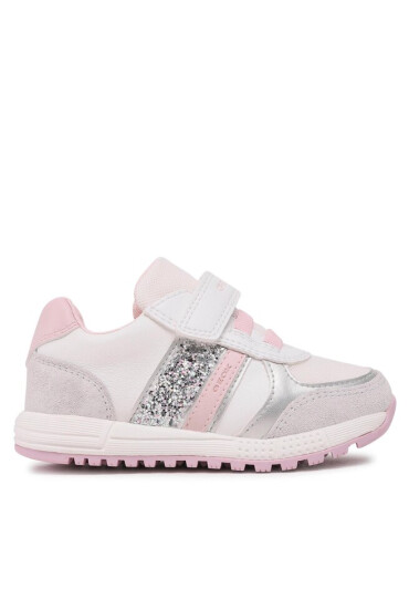 Geox Сникърси B Alben Girl B353ZA02214C1Z8W S White/Lt Rose - Mera.bg