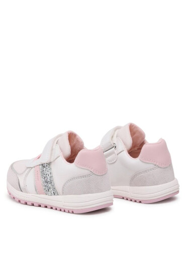 Geox Сникърси B Alben Girl B353ZA02214C1Z8W S White/Lt Rose - Mera.bg