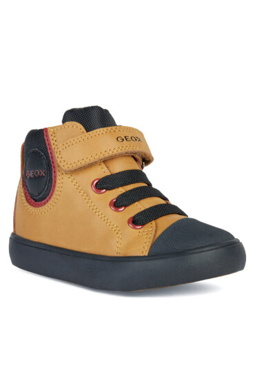 Geox Сникърси B Gisli Boy B361NB 0MEFU C2G9B Dk Yellow/Black - Mera.bg