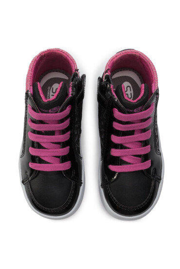 Geox Сникърси B Gisli G. A B941MA 002AU C0922 D Black/Fuchsia - Mera.bg