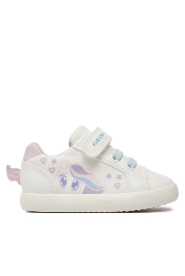Geox Сникърси B Gisli Girl B451MC 01054 C0406 M White/Pink - Mera.bg