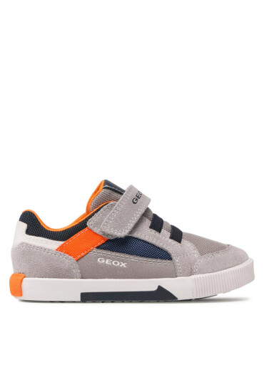 Geox Сникърси B Kilwi B. A B25A7A 01422 C1208 S Lt Grey/Orange - Mera.bg