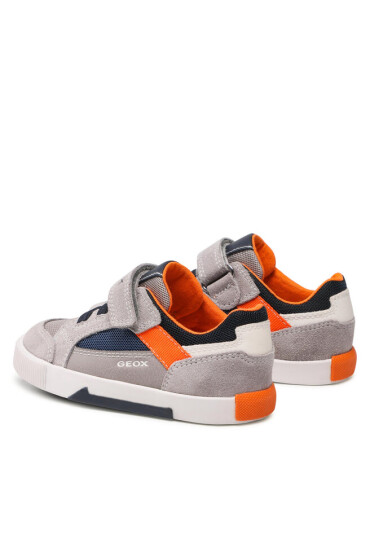 Geox Сникърси B Kilwi B. A B25A7A 01422 C1208 S Lt Grey/Orange - Mera.bg