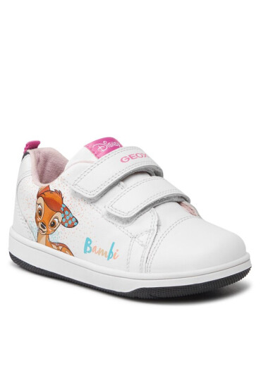 Geox Сникърси B New Flick Girl B361HA 00085 C0404 S White/Black - Mera.bg