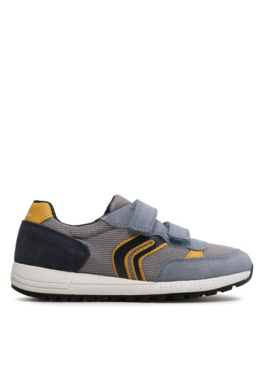 Geox Сникърси J Alben Boy J159EA01420C1L2V D Lt Grey/Yellow - Mera.bg