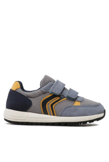 Geox Сникърси J Alben Boy J159EA01420C1L2V S Lt Grey/Yellow - Mera.bg