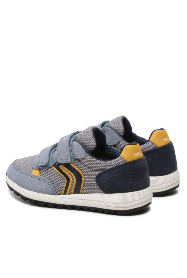 Geox Сникърси J Alben Boy J159EA01420C1L2V S Lt Grey/Yellow - Mera.bg