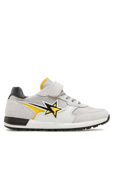 Geox Сникърси J Alben Boy J269EB0FU22C0592 D White/Yellow - Mera.bg