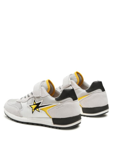 Geox Сникърси J Alben Boy J269EB0FU22C0592 D White/Yellow - Mera.bg