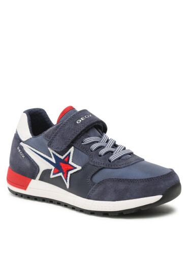 Geox Сникърси J Alben Boy J269EB0FU22C0735 D Navy/Red - Mera.bg