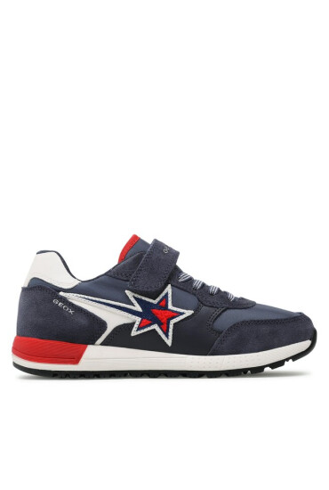 Geox Сникърси J Alben Boy J269EB0FU22C0735 D Navy/Red - Mera.bg