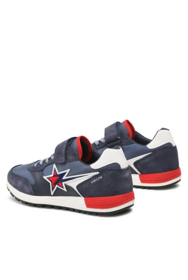 Geox Сникърси J Alben Boy J269EB0FU22C0735 D Navy/Red - Mera.bg