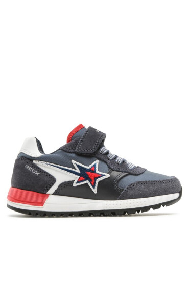 Geox Сникърси J Alben Boy J269EB0FU22C0735 S Navy/Red - Mera.bg