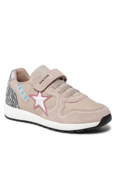 Geox Сникърси J Alben G. A J16AQA 022BC C5378 S Beige/Dk Pink - Mera.bg
