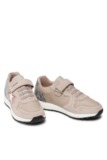 Geox Сникърси J Alben G. A J16AQA 022BC C5378 S Beige/Dk Pink - Mera.bg